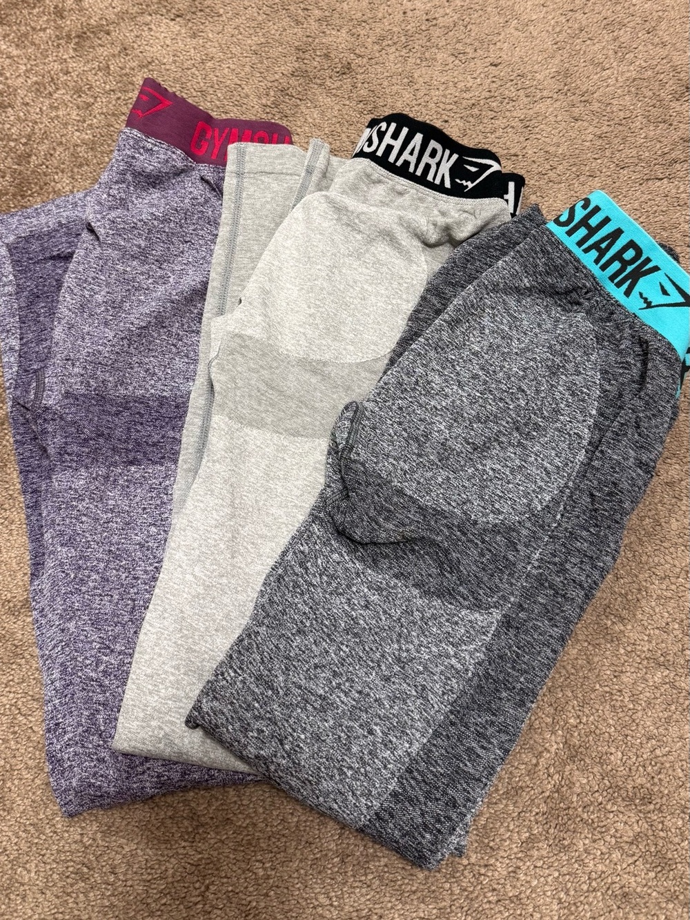 3 pack GymShark Leggings bundle XS
